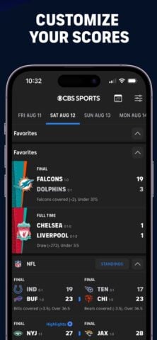 CBS Sports App: Scores & News for iOS
