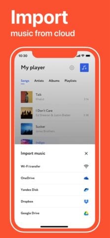 Musique sans connexion wifi pour iOS