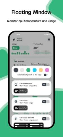 CPU Monitor – temperature untuk Android