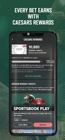 Caesars Sportsbook für Android