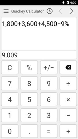 Applicazione calcolatrice per Android