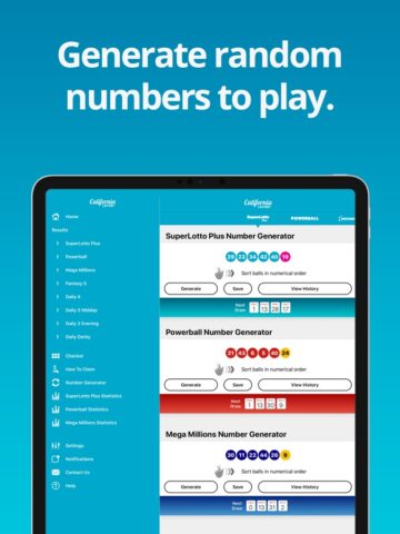 California Lottery สำหรับ iOS