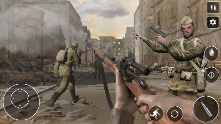 jogos de guerra offline para Android