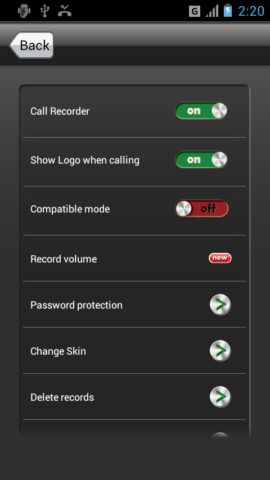 Call Recorder لنظام Android