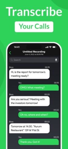 iOS için Phone Call Recorder App