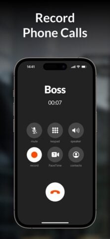 iOS 用 コールレコーダー iCall – 電話録音アプリ