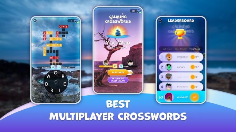Calming Crosswords WordPuzzle for Android