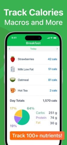 Calorie Counter – MyNetDiary for iOS