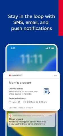 Canada Post untuk iOS