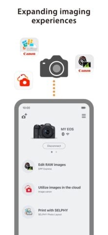 Canon Camera Connect для iOS