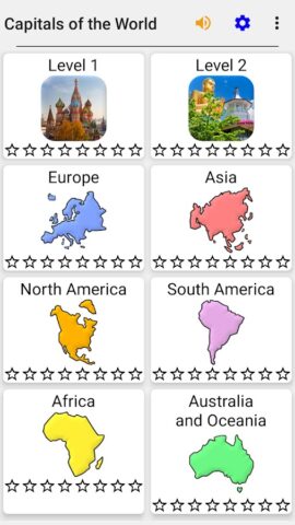 Ibu kota semua negara di dunia untuk Android
