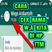 Cara Cek Nama WA Mu diHP Pacar für Android