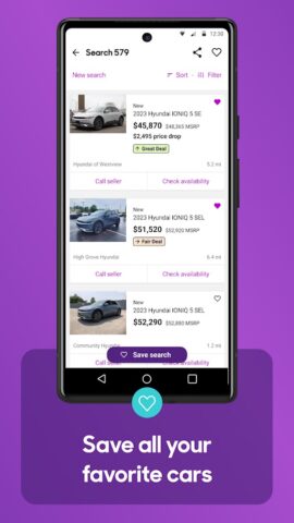 Android 版 Cars.com – New & Used Vehicles