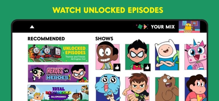 Cartoon Network App untuk iOS