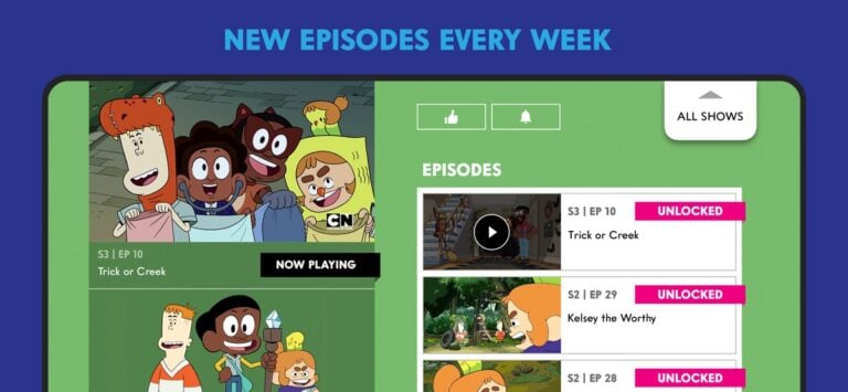 Cartoon Network App cho iOS