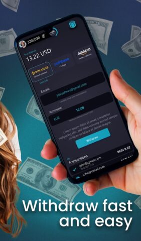 Cash Earning App Givvy Videos pour Android