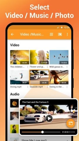 Trasmetti video alla TV: XCast per Android