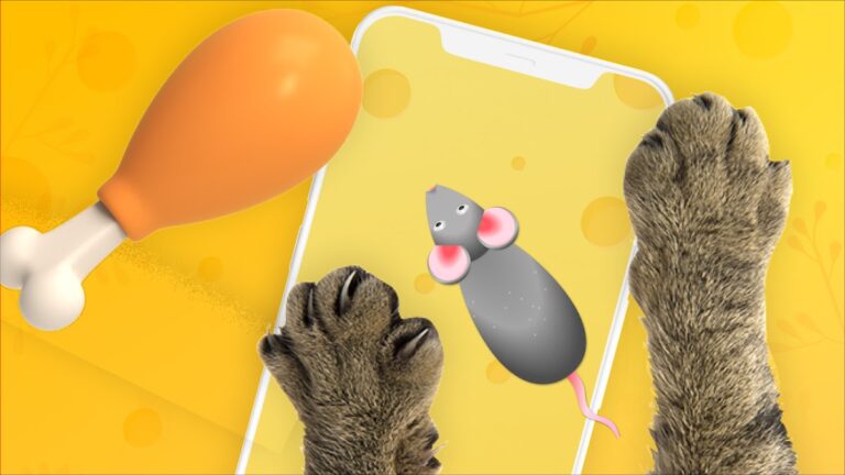 Игра для кошек: Мышь на экране для Android
