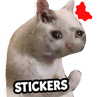 Kucing meme stiker WASticker untuk Android