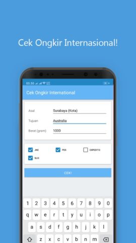 Cek Ongkir Semua Kurir для Android — скриншот 3