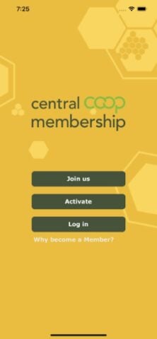 Central Co-op Membership per Android