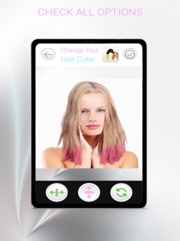Ändern Sie die Haarfarbe für iOS