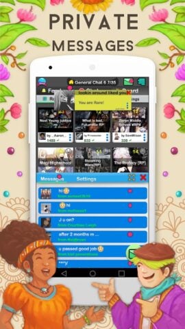 Android용 Chat Rooms – Find Friends