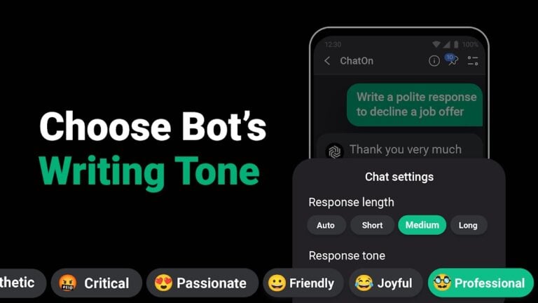 ChatOn – Chatbot IA français pour Android
