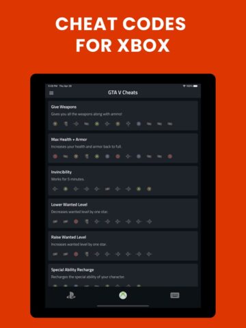 GTA 5 Cheats – Xbox Controller cho iOS