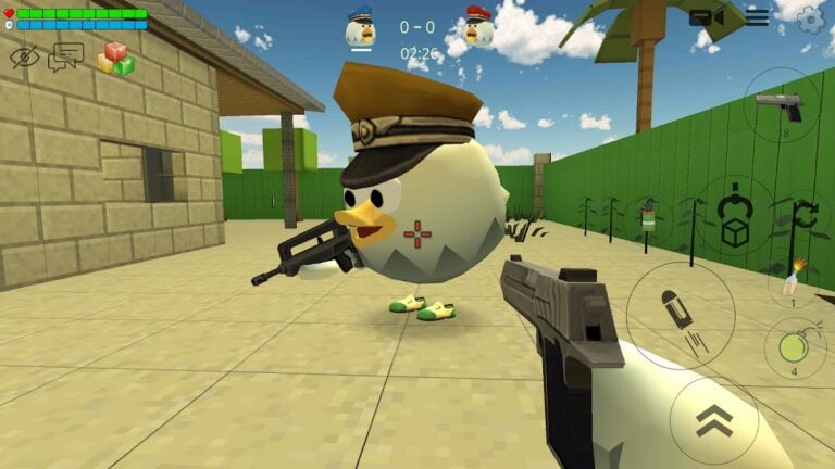 Chicken Gun online fps shooter para Android