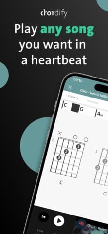 iOS için Chordify – şarkı akoru