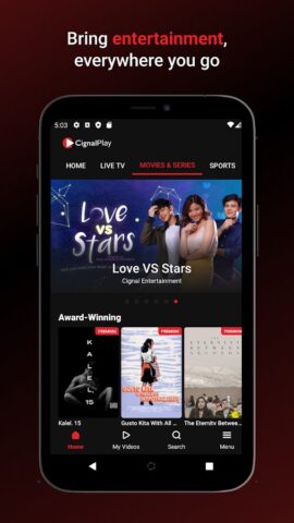 Cignal Play для Android — скриншот 2