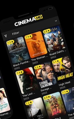 Android 用 |CinemaHD|for Movies, Series