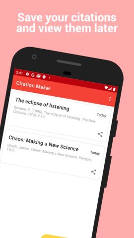 Citation Maker para Android