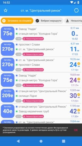 Android 用 CityBus Харків