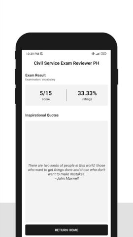 Civil Service Exam Reviewer PH para Android
