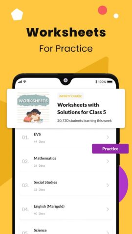 Android 用 Class 5 CBSE All Subjects App