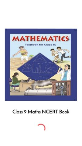 Class 9 Maths NCERT Book for Android