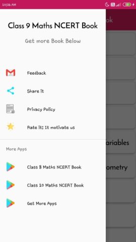 Class 9 Maths NCERT Book cho Android