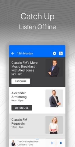 Classic FM Radio App สำหรับ Android