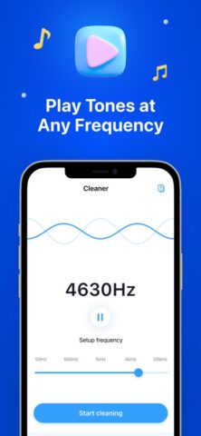 Clear wave haut parleur app pour iOS