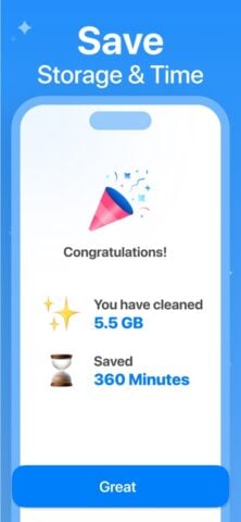 Cleanup· Nettoyeur de Stockage pour iOS