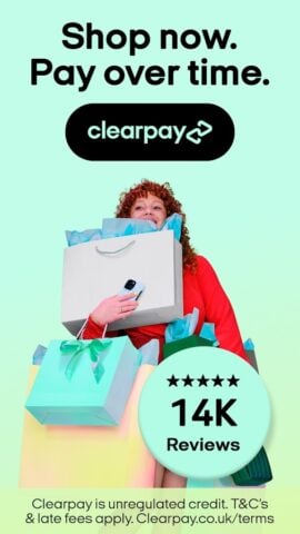 Android 版 Clearpay – Buy Now, Pay Later