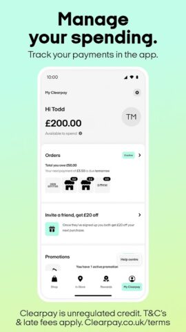 Android 版 Clearpay – Buy Now, Pay Later