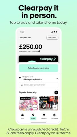 Android 用 Clearpay – Buy Now, Pay Later