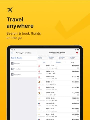 Cleartrip Flights, Hotels, Bus para iOS
