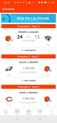 Cleveland Browns para Android
