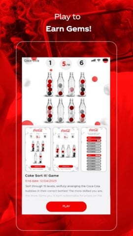 Coca-Cola: Play & Win Prizes لنظام Android
