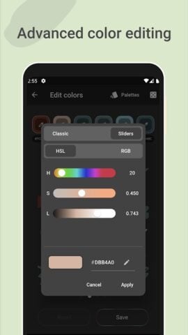 Color Gear: color palette untuk Android