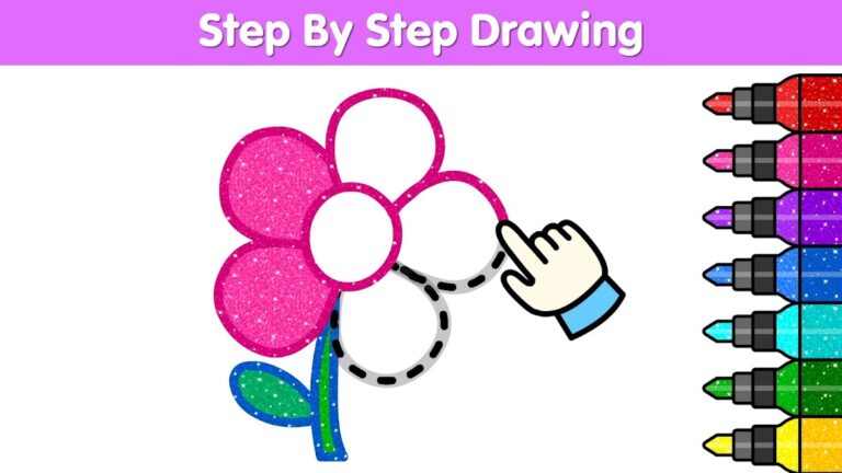 Android 用 子供用 塗り絵ゲーム – お絵かき＆塗り絵ブック